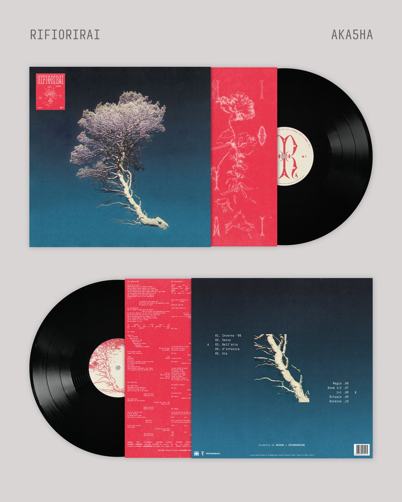 Rifiorirai vinyl sleeve detail