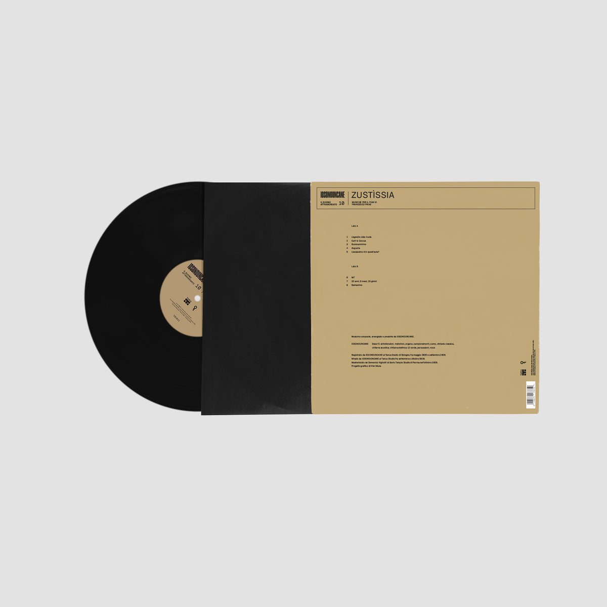 IOSONOUNCANE - Zustissia (Musiche per il film di Francesco Piras) | Vinyl